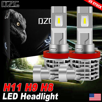 #ad 2x H8 H9 H11 LED Car Headlight Fog Light Kit Canbus Error Free Lamp Light Bulbs $20.89