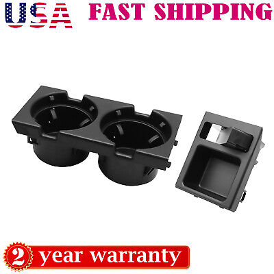 #ad Black Center Console Cup Holder For BMW 325Ci 2006 2 Door 51168217953 $21.06