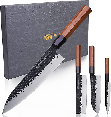 #ad Findking Dynasty 4pcs in one Kitchen Knife Set Octagon Handle $129.99