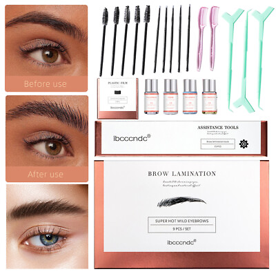 #ad Brow Shaping Brow Lamination Kit Eye Brow Lift With Comb Brush Make Up Tool DIY $14.55
