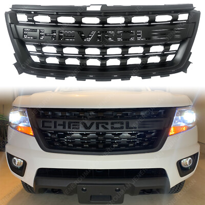 #ad #ad Grill Upper Matte Black For 2015 20 Chevy Chevrolet Colorado Front Grille WT LT $114.00
