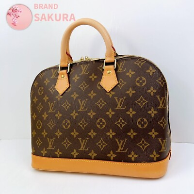 #ad Auth Louis Vuitton Monogram Alma MM Handbag M40878 $650.00
