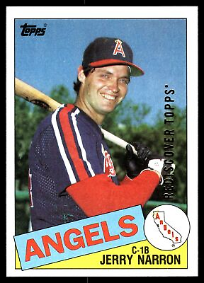#ad Jerry Narron California Angels 1985 Topps #234 2017 Rediscover Gold Buyback $3.99