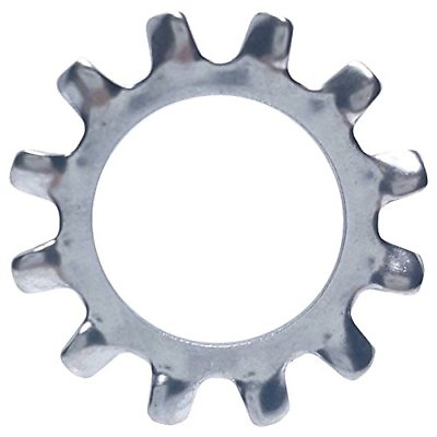 #ad #10 External Tooth Star Lock Washers 410 Stainless Steel Quantity 100 $9.46