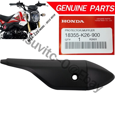 #ad quot;GENUINE PART HONDAquot; Exhaust Heat Guard Cover Protector For MSX 125 2012 2016 $79.26