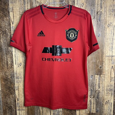 #ad Manchester United 2019 20 Home Football Soccer Jersey Adidas Men Sz M $22.75