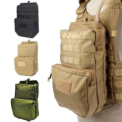 #ad Tactical Molle Hydration Pack Mobility Hydration Carrier Backpack Water Bladder $22.99