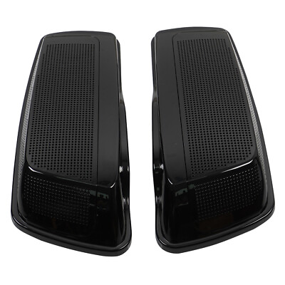 #ad Vivid Black Dual 6x9quot; Speaker Saddlebag Lids For 2014 2022 Harley Touring Models $82.00