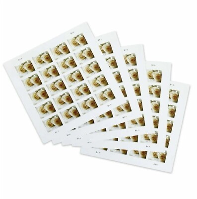 #ad 100 Wedding Roses #4520 US Forever Stamps 5 Sheets of 20 $70.00