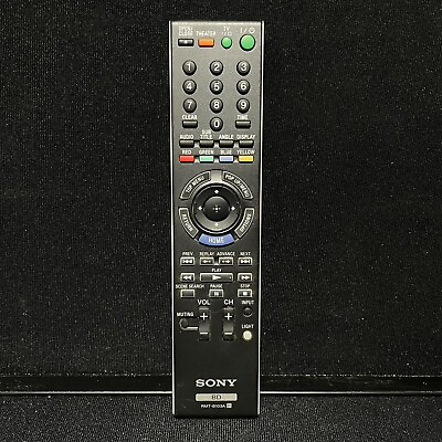 #ad Sony Replacement BD TV DVD Remote Control Model Part Item Number RMT B103A $6.29