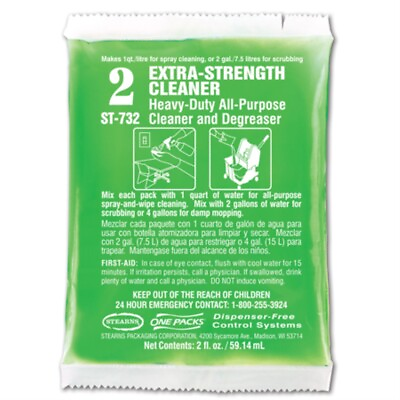 #ad Case of 72 Stearns ONE PACKS Extra Strength Cleaner 2 fl oz $35.16
