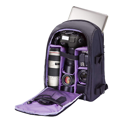 #ad G raphy Camera Backpack Photography Backpack for NikonCanonSonyPanasonic $35.52