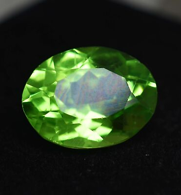 #ad 9 Ct Natural Green Peridot Oval Cut AAA Quality Certified Rare Loose Gemstones $14.89