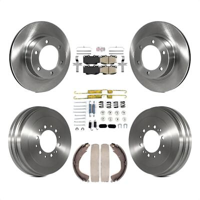 #ad For Toyota Tacoma Front Rear Disc Brake Rotor Integrally Molded Pad And Drum Kit C $323.12