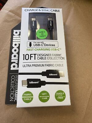 #ad billboard 10” type c to c cable $10.00