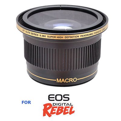 #ad HD ULTRA WIDE FISHEYE LENS FOR CANON EOS REBEL 80D T3 T4 T5 T6 EOS T3I T4I T5I $39.31