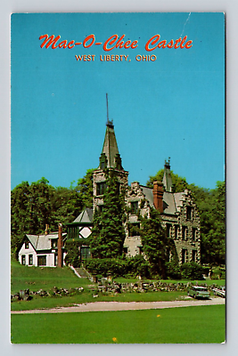 #ad Postcard Mac O Chee Castle West Liberty Ohio $7.99