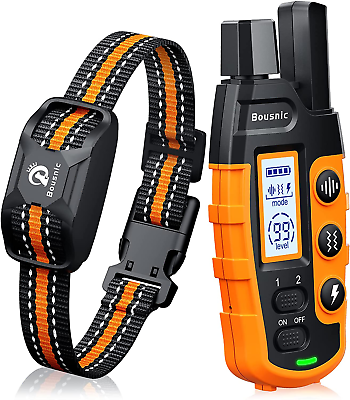 #ad Dog Shock Collar 3300Ft Dog Training Collar with Remote for 5 120lbs Small Med $68.99