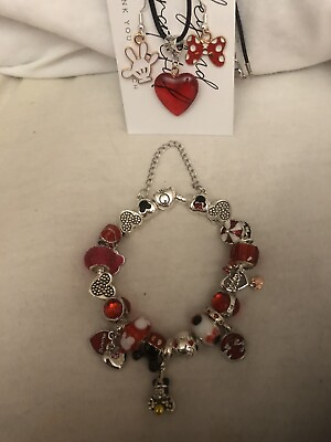 #ad Mother’s Day Sale Mickey Mouse Charm Bracelet $25.00