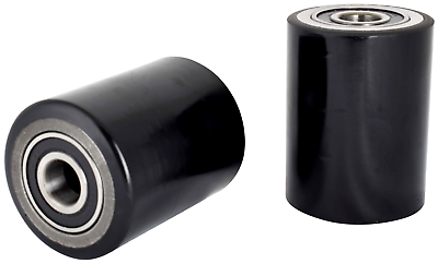 #ad Brand New Pallet Jack Load Wheels Pair Poly with Bearings 2.9quot; Diameter x 3.65Wquot; $32.95