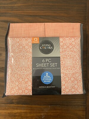 #ad NEW 6 Piece Bedding Set Size:Queen $28.00