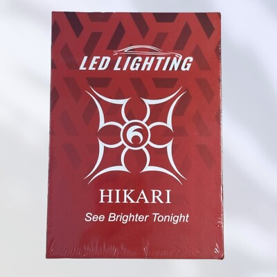 #ad Hikari 005 V50 H11 Waterproof LED Fog Light Bulb Replacement Kit SEALED $42.49