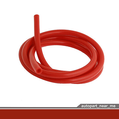 #ad 2 Meter Red Silicone Vacuum Tube Hose 7mm ID 12mm OD for Car Universal 1pcs $19.49