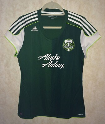 #ad ADIDAS MLS Portland Timbers Green Replica Home S S Soccer Jersey NEW Womens XL $48.67
