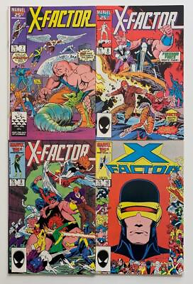#ad X Factor #7 to #10. Marvel 1986 4 x High Grade issues. GBP 29.50