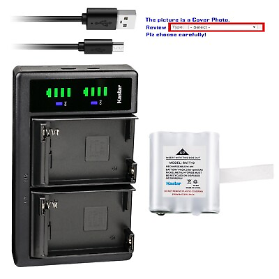 #ad Kastar Battery USB Charger for Midland T71 T 71 Midland T75 T 75 Two Way Radio $12.99