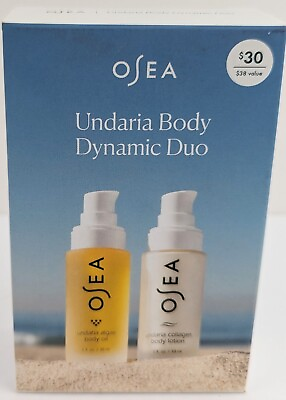 #ad Osea Undaria Body Dynamic Duo: Algae Body Oil Collagen Body Lotion 1floz. x2pc $26.95