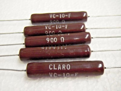 #ad Clarostat VC10F Axial 900 Ohm 10W Wirewound Vitreous Resistor $6.65