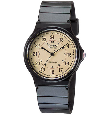 #ad Casio MQ24 9B Classic Analog Watch Black Resin Band Military Standard Time $16.55
