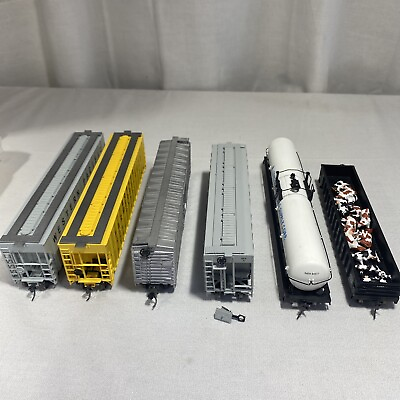 #ad Lot of 6 Athearn HO Scale Freight Cars $119.99