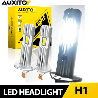 #ad AUXITO H1 LED Headlight Bulb Conversion Kit High Low Beam Lamp 6500K Super White $23.99