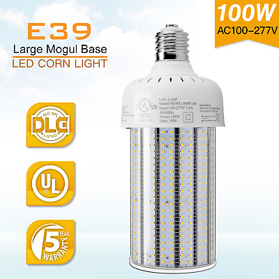 #ad 100W LED Corn Bulb Light Equiv 400W MH Warehouse Street High Bay Lamp 6000K E39 $51.88