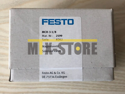 #ad 1pcs New Festo Brand new ones Solenoid Valve MCH 3 1 8 2199 $55.00