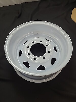#ad U.S. Wheel F22991066045 White Baja Spoke Style Steel Wheels 17quot; x 8quot; $194.99