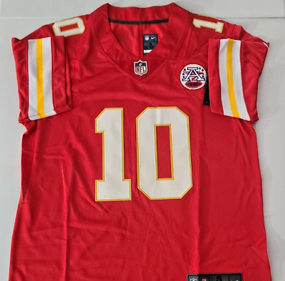 #ad NWT CHIEFS #10 ISIAH PACHECO ADULT SIZE S RED JERSEY STITCHED $39.99