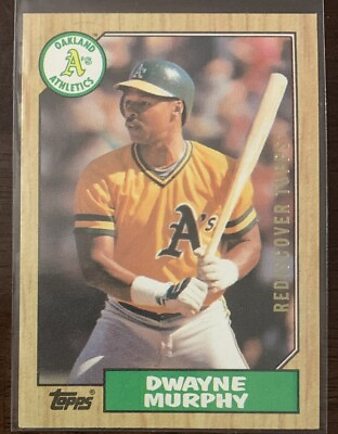 #ad 2017 Rediscover Topps Buyback Gold Dwayne Murphy 1987 $49.99