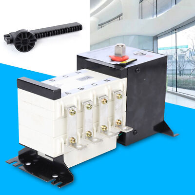 #ad Automatic ATS Changeover Transfer Switch Insulation Type Dual Power 500V 4P 160A $98.76