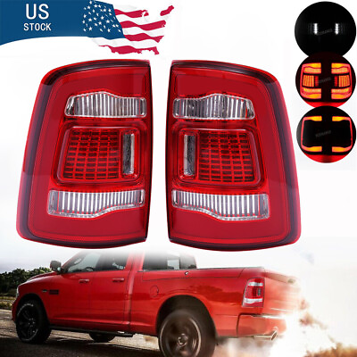 #ad LED Tail Light For 2009 2018 Dodge Ram 1500 2500 3500 Rear Brake Taillamps LHRH $184.10
