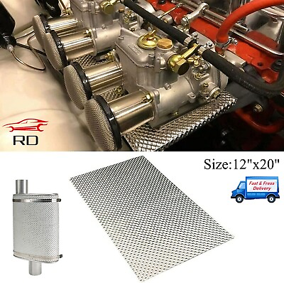 #ad #ad Embossed Aluminum Heat Shield 12#x27;#x27;x20#x27;#x27; Reduce Radiant Heat For Turbo Manifold $17.10