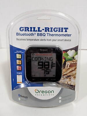 #ad Oregon Scientific Grill Right Bluetooth Wireless BBQ Thermometer Model AW133 New $24.95