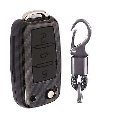 #ad 3 Buttons Car Key Shell Remote Case Cover for VW VOLKSWAGEN SEAT SKODA $12.09