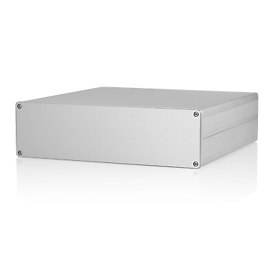 #ad Aluminum Enclosure Amplifier Metal Chassis Case DAC Cabinet DIY 301×311×86.5mm $193.19