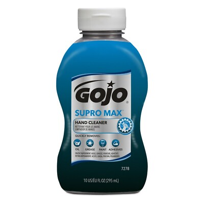 #ad Gojo Supro Max Floral Scent Heavy Duty Hand Cleaner 10 oz Gentle Scrub Degreaser $12.99