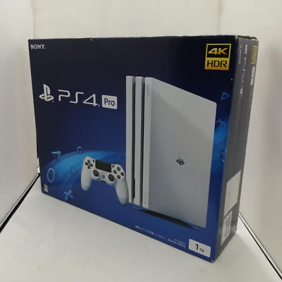 #ad Sony PS4 PlayStation 4 Pro 1TB Console Glacier White CUH 7000B Used $326.27