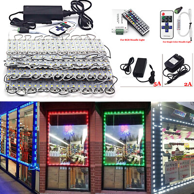 #ad #ad 10ft 200ft 5050 SMD Waterproof LED Module Light Store Front Window Sign Lamp KIT $74.99