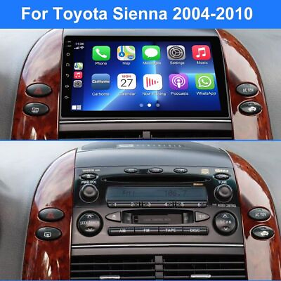 #ad 9quot; For 2004 2010 Toyota Sienna Android 12 Car Radio 2GB 32GB Multimedia Player $117.99